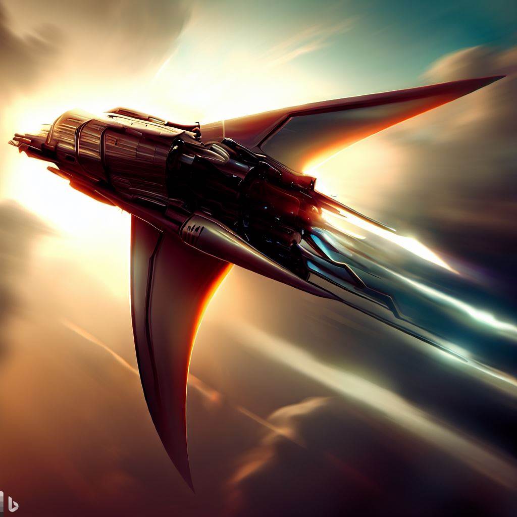A flying machine that can travel faster than the speed of sound.