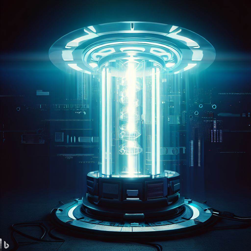 A teleportation machine that can transport you anywhere instantly.