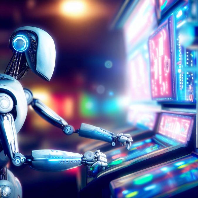 AI playing a computer game