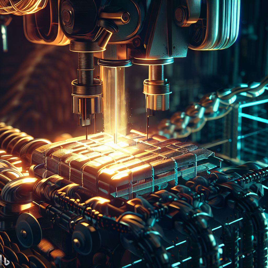 A machine that can instantly build anything from raw materials.